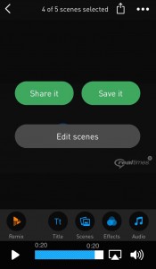 edit scene
